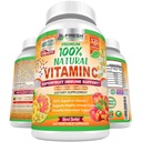 Layanan Kesehatan Segar 100% Vitamin Alam C - 500mg dari Rose HIPS, Acerola Cherry & Camu - Dukungan Absorpsi Tinggi, Skin, Gabungan & Collagen Booster dengan Citrus Bifezonoid - 120 Capsules
