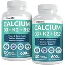 4 in- 1 Calcium Suplemen untuk Perempuan dan Pria - Kalsium dengan Vitamin D3 5000 IU Suplemen, 601mg per Serving for Heart, Bones & Body Defitives - Gluten- Free, Vegan - Friendly (240)