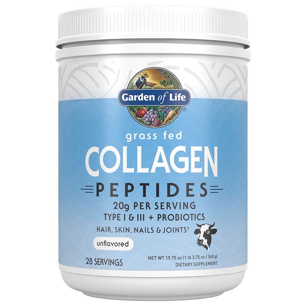 Garden of Life Grass Fed Collagen Powder, Elderberry Gummies - Dukungan Imune, Penghubung Rambut Skin Nails Joints, 120 Vegan Gluten Free Gummies
