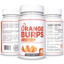 Orange Burps 14; D-Limonene Suplemen - Acid Reducer (Antax for Acid Reflux), Relief Heartburn, GERD Relief, and Inditraffic Relief 124; Orange Peel Extract for Health and Wellness (1,000 mg, Paket 3)