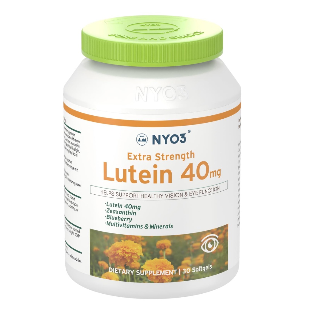 NYO3 Lutein- Mata $Vision Health 124; Antioksidant Dukungan