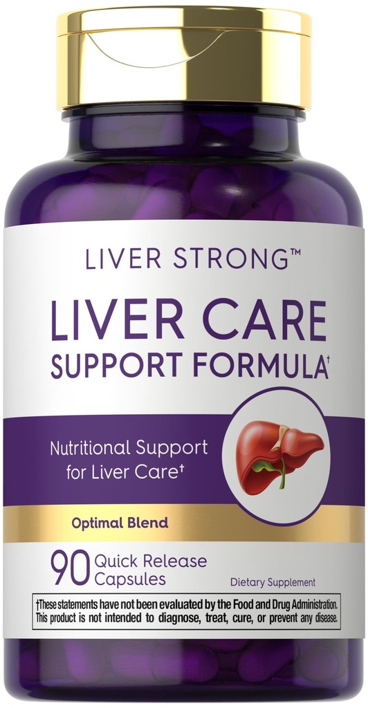 Carlyle Liver Supplemen Dukungan untuk Pria dan Wanita 124; 90 Capsules 12.4; Complex Blend with Milk Thistle, NAC, Dandelion Root Extract 124; Non-GMO dan Gluten Free