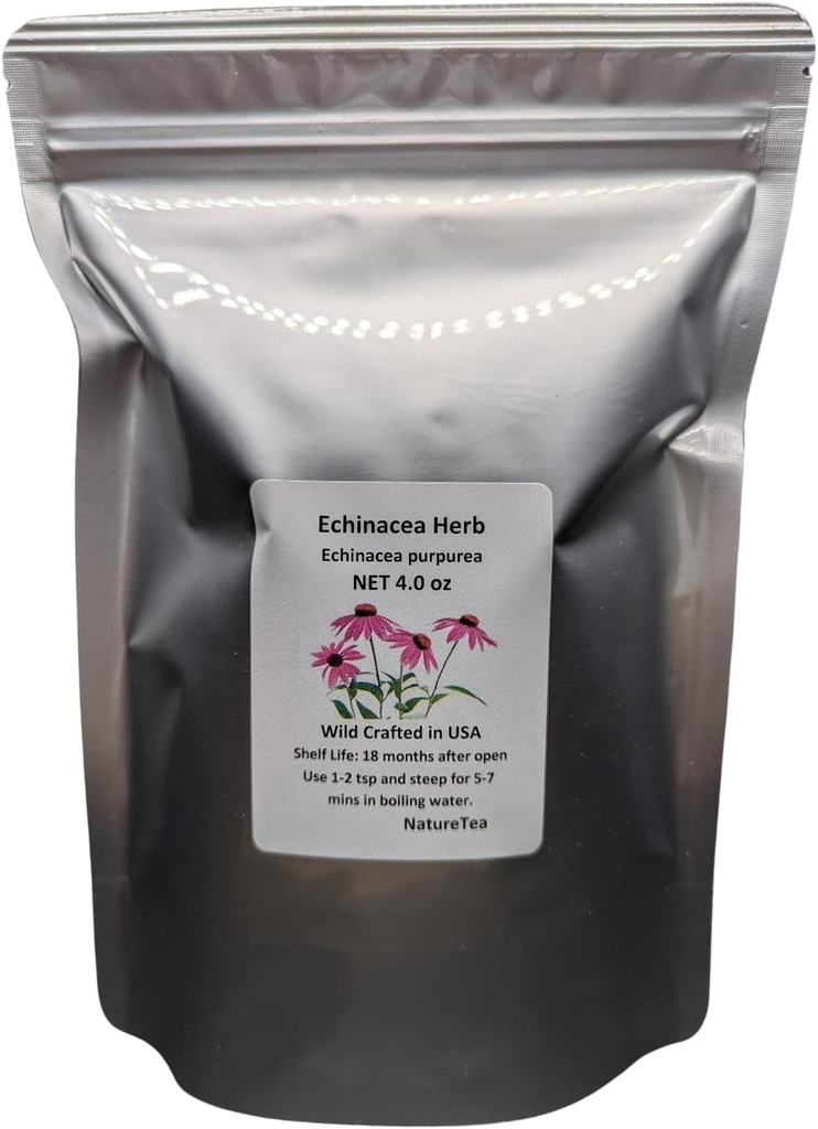 Echinacea Herb - Echinacea purpurea Loose Leaf C / S 100% dari Alam (4 oz)