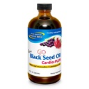 Utara AMERICAN HERB & SPICE Kardio- Benih Hitam Plus - 8 fl oz - Menyediakan Kesehatan Jantung dengan Muscadine & Pocale - Non-GMO - 48 Hamba