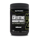 Suplemen bubuk Creatine Monohyder NutraBio Pure Monokonized Creatine, Tanpa Rasa, (500 g)