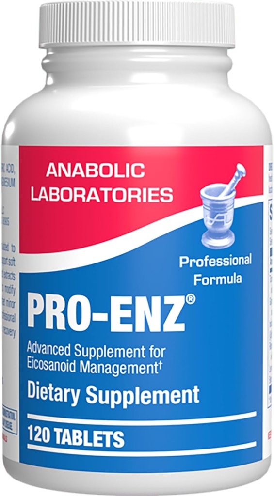 Pro ENZ Joint Suppplement - Clinical Formula Turmula Boswellia Suplement for Joint & Cartilage Mobility and Comfort Dukung Plus Eicosanoid Management with Proteolytic Enzymes (120 Servings)
