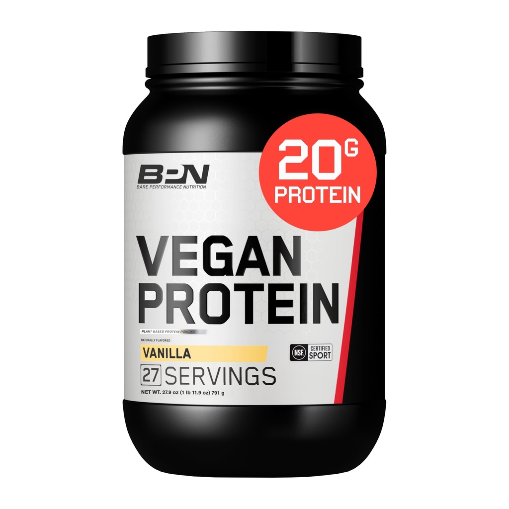 BAE PERFORMUCE NUTRITION Protein, Plant Based Protein, Pea Protein, Semangka Protein dan Pumpkin Protein, Dipermanis alami dan Layak (Vanilla)