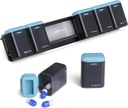 Weekly Pill Organizer Magnetic, Kotak Pil Dapat Diremovable 7 Hari 1 Waktu Hari, Besar Pill Case Travel, Minggu Sekali Obat-obatan Pengantar, Kontainer Obat-obatan Holder untuk Tambahan Vitamin, Biru