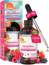 Zahler - Kishillus Liquid Drops Progetics for Kids (4 Fl Oz) Probiotic Kosher Kids Probiotic for Healthy Dibuble & Imune Duption - Fruit Flavored Children 's Propotic Drops Suplemen