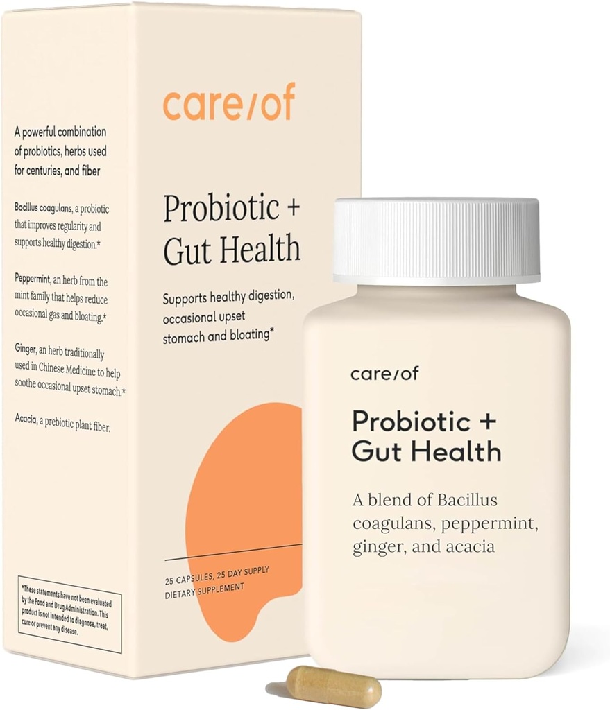 Care / of Probiotic + Gut Health Suplement for Women & Men