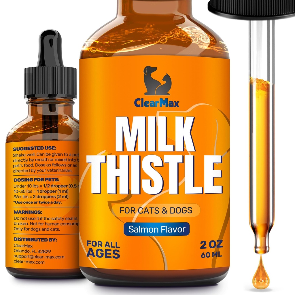 Tebal Susu untuk Anjing & Kucing - Dukungan Hati untuk Kucing & Anjing - Kidney Dukungan - 2Oz