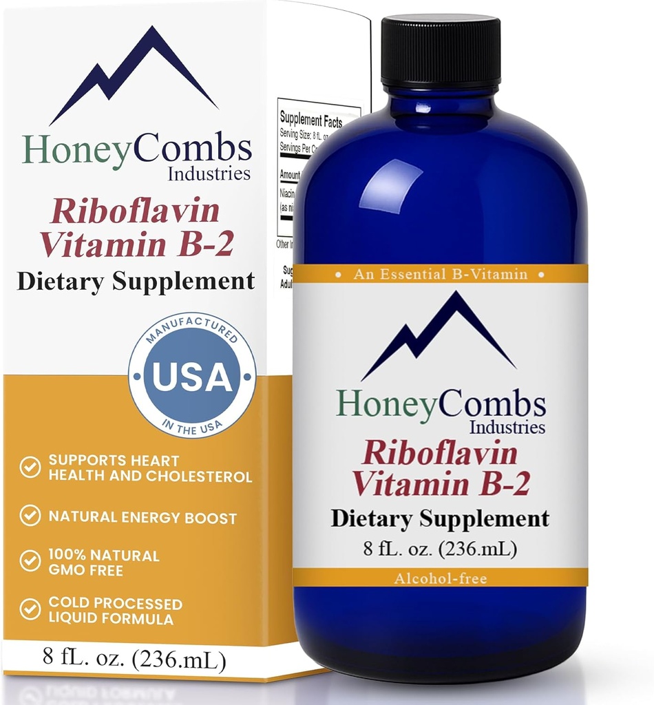 HoneyCombs Vitamin B2 Riboflavin Support Drops