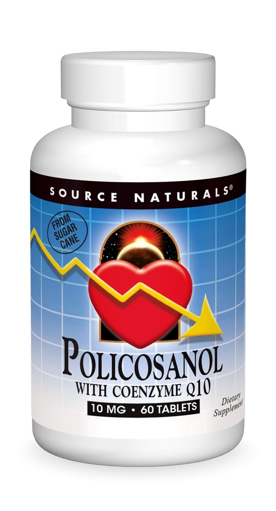 Sumber Policosanol dengan Koenzim Q10 Mg Tablet, 60 Cacah