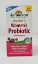 Prototik Wanita Lanjutan Jamieson dengan Cranberry, Dukungan Bantuan & Mengembalikan Vaginal Flora Sehat - 65 Vegetarian Capsules