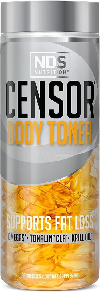 Sensor - Loss dan Body Toner Fat dengan CLA, Fish Oil, Safflower dan Omega 3-6-9 Blend - Dietary Support for Improved Energy, Metabolisme and Health - 180 Softgels