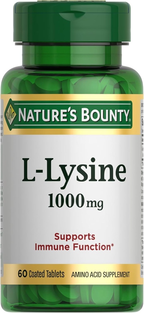 Nature 's Bounty Llysine, 10000 mg, 60 tablet