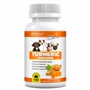 Turmeric for Dogs - 180 Count Tablet Treats with Curcumin & Piperine - Joint Health, Mobility, Allergy & Itch Relief, Skin & Coat, Hot Spots - Duck Flavor with Salmon Oil