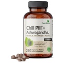 Futuregrance Chill Pill + Ashwagandha, Rhodiola, St. John 's Welt, & L-Theanine - Non-GMO, 250 tablet Vegetarian