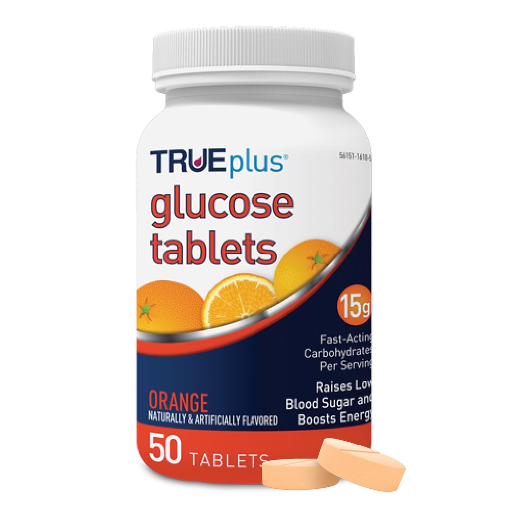 TRUEplus ® GASE Tablets, Orange - 50ct