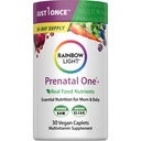 Rainbow Light High- Potency Prenatal One Multivitamin, Prenatal Health Multivitamin Support Mom 's Health and Baby' s Development, With Vitamin C, Vegan, 30 Count