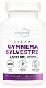Tipe Zero Clean Gymnema Sylvestre Capsules (120 Servings, 3.500 MG Equivalen Per Serving) - Non-GMO, Gluten Free