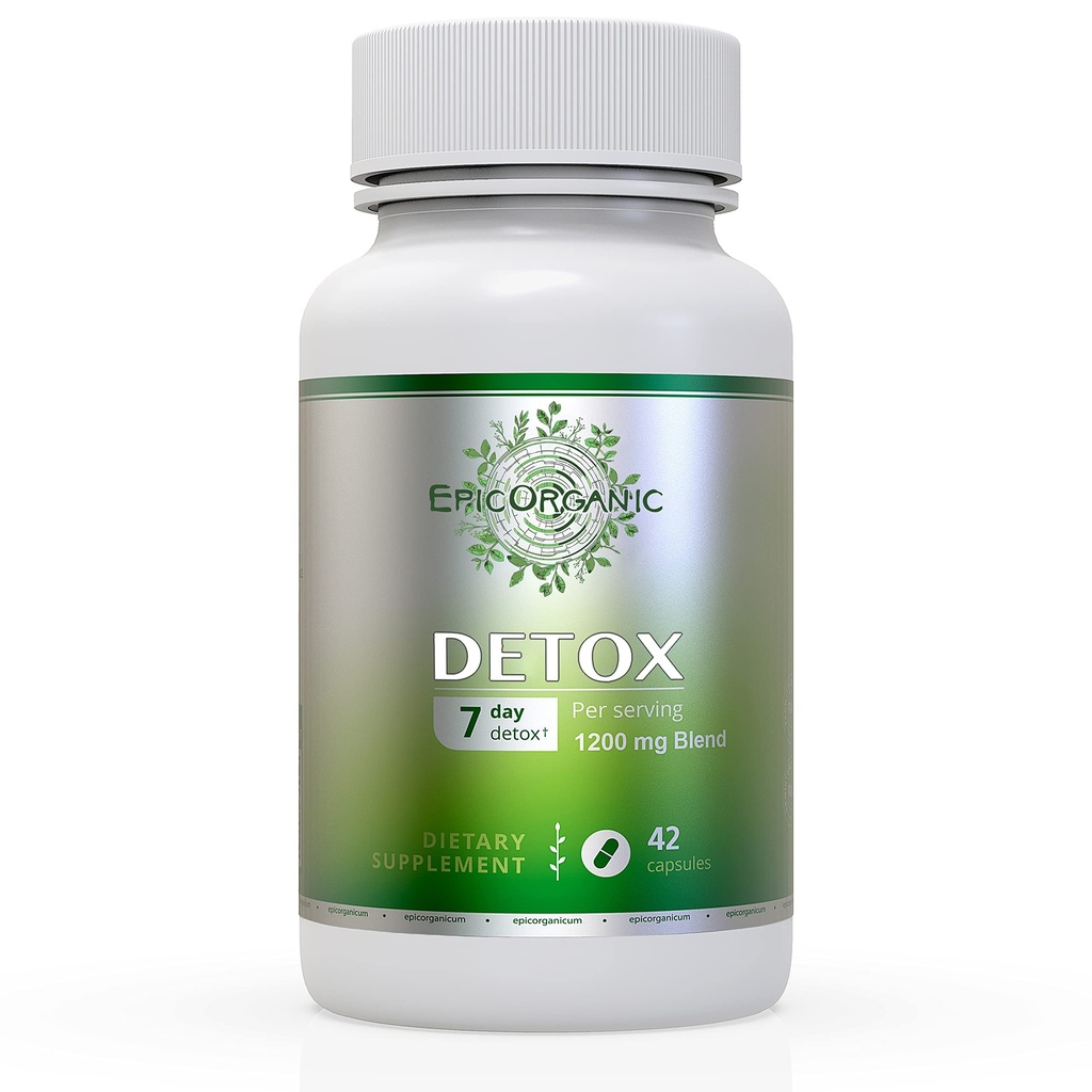 7 Day Detox Cleanse 124; Ultimate Strenght Colon Cleanse & Liver Detox 134; Promotes Healleal Gut Dup, 124; Detox Cleanse for Men & Women & Women 124; Made in The USA 124; 42 Capsules