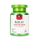 Julydeer Antartika Krill Oil 1000 mg dengan Omega- 3s EPA, DHA, Astaxanthin dan Phospholipids 60 Softgeels Suffiry Aftertaste untuk Gabungan, Hati, Otak dan Imunity