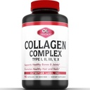 Lab Olympian Multi Collagen Complex Type I, II, III, V, X, Rambut, Nails, Gaut Health, 90 Caps, 30- Day Supply