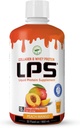 LPS Liquid Collagen & Whey Protein Sugar- Free, Dye- Free, None-GMO Drink - Collagen yang hidrolized & Whey Peptides Promotes Heally Skin & Hair for Men & Women & Women, Peach Mango, 32 fl oz
