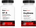 Performansi GF-9 dan OxyDrene Men 's Stack 30- Day Supply - Boost a Kritical Peptide That Supports Energy and Drive, Plus Naikkan VO2 Max dan NAD + untuk Enhanced Fisik Performance, Energy, & Endurance