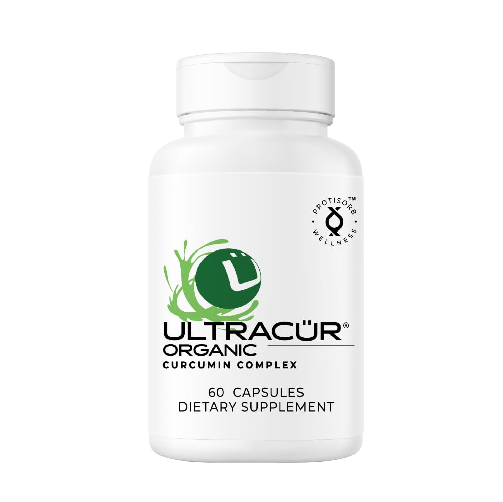 UltraCur Organic USDA Certifikasi - LPS ™ Curcumin Turmeric - The Curcumin You Can Feel! (Cacah 60)