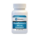 Peninggalan - 1 Laboratorium Guaisfenesin 400 mg Caplets Cough dan Musus Relief 126; Expectorant untuk Chest Contraffic 124; 60 Caplets