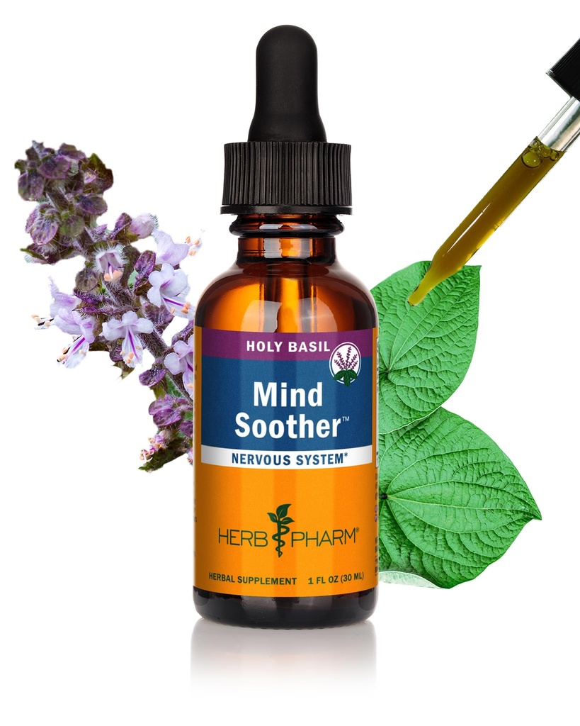 Herb Pharm Anxiety Soother Liquid Herbal Formula dengan Kava Extract dan Holy Basil Estile Oil untuk Mild dan Dukungan Anxiety Occasional * - 1 Ounce