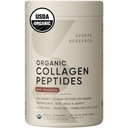 Sports Research Organic Collagen Powder - Tipe Hidrolyzed I & III Collagen Protein - USDA Organik, Gluten Free, Sumpable Sourded - Dark Chocolate - 30 Servings