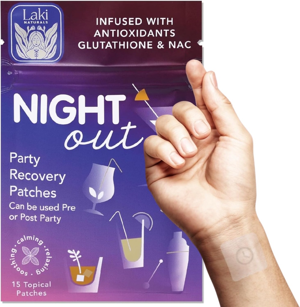 Laki Communials Night- Out Patch (Pack of 15) Aboen124; Reklamim Vitalitas Anda dan Equilibrium Setelah Parties, Bar dan Fun