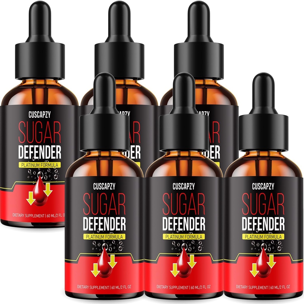 Tidak diperlukan resep, Sugar Defender Drops, Sugar Defender Liquid, Resmi Formula, Paket 6