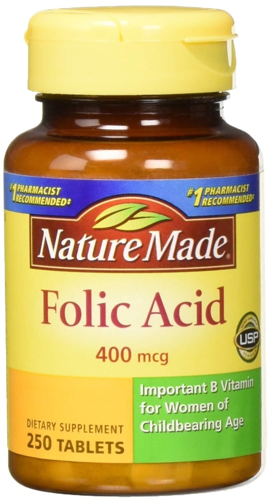 Asam Folic (400 mcg) Tablets, 250 Cacah, Paket 2