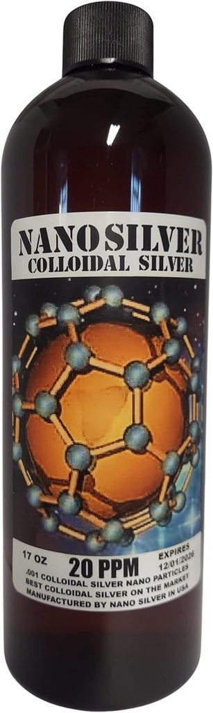 Nano Silver Colloidal Silver 51 Ounces Tiga Botol: 124; Colloidal Perak 124; Mineral Suplemen
