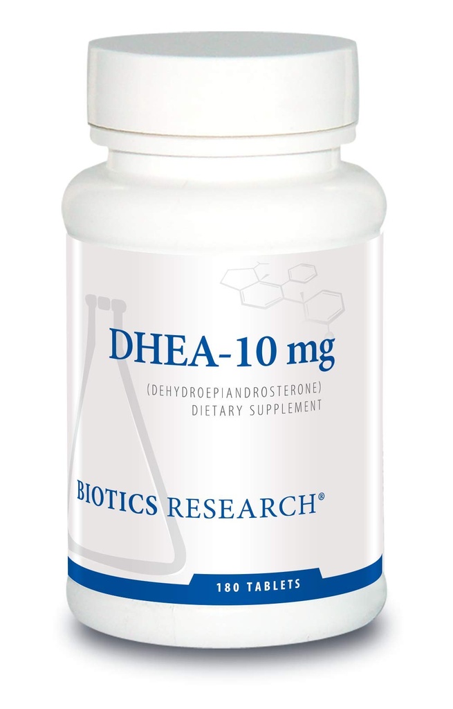 Riset Biotika DHEA 10 Milligram Hormonal Saldo, Metabolisme, Menimbulkan Mood dan Outlook, Age Gracefully, Healthy Stress Response, 180 Tablet