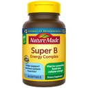 Nature Made Super B Energy Complex, Dietary Supplemen Sistem Gugup, 60 Softgels, 60 Day Supply