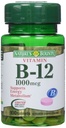 Vitamin B12 oleh Nature 's Nature, Tambahan Vitamin, Mendukung Energi Metabolisme dan Kesehatan Sistem Gugup, 100mcg, 100 Tablet