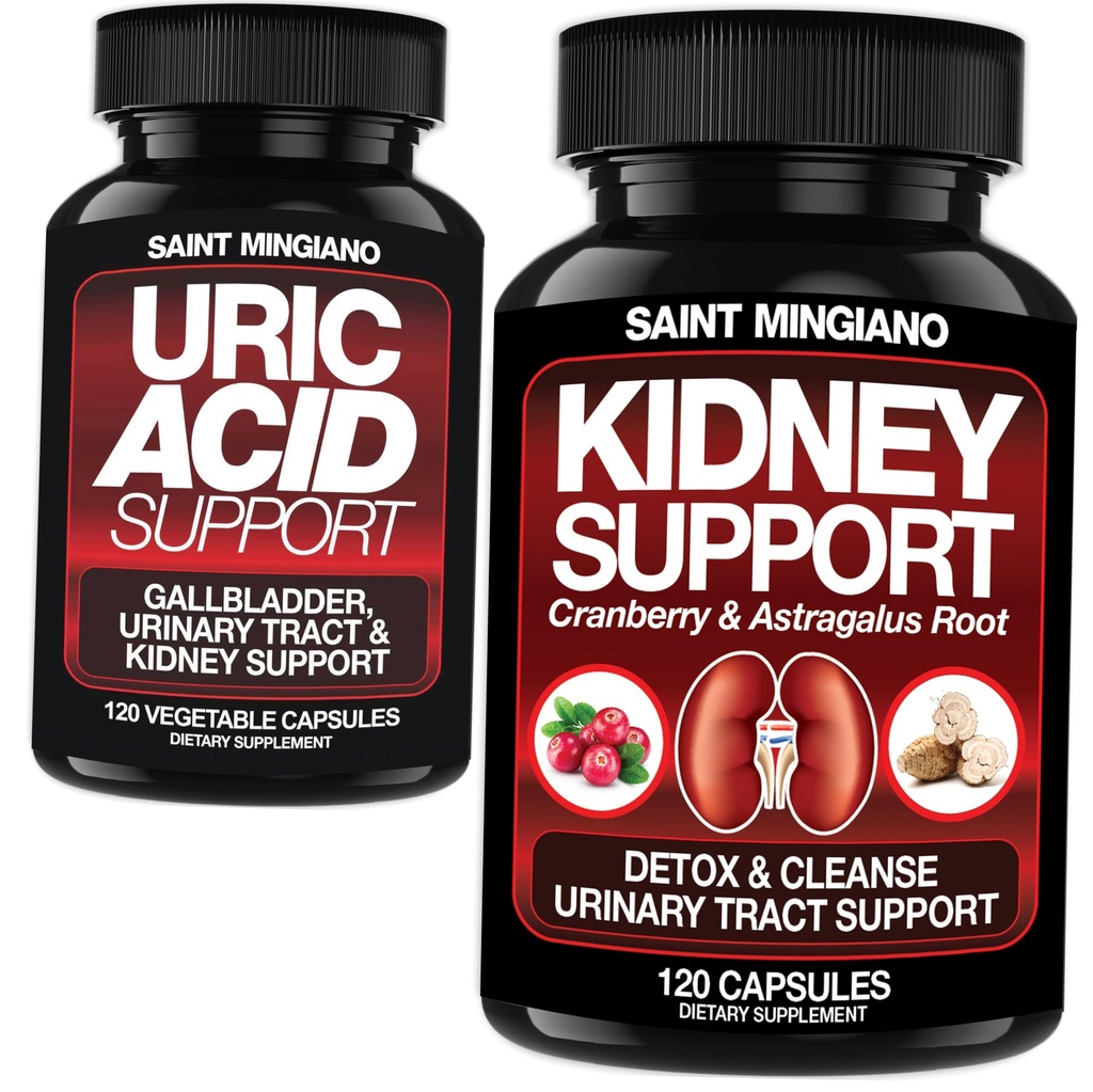 Ginjal Mendukung Detox & Reparasi - Bersama dengan Dukungan Acid Uric - kandung empedu, Tract & Ginjal Dukungan bagi Pria dan Wanita
