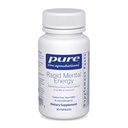 Encapsulasi Murni Energi Mental - Vegan Tambahan Ingatan untuk Mendukung Kesehatan Otak - Ginkgo Biloba Ekstrak, Alpinia Galanga & American Ginseng Ekstrak - Non-GMO & Gluten- Free - 30 Kapsul