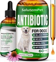 Antibiotik alami bagi Anjing 124; Antibiotik Anjing untuk Infeksi, Batuk, & Allergies 124; UTI Anjing untuk Semua Anak-Anak; Suplemen Herbal dengan Chicken Flavor 124; 2 Oz