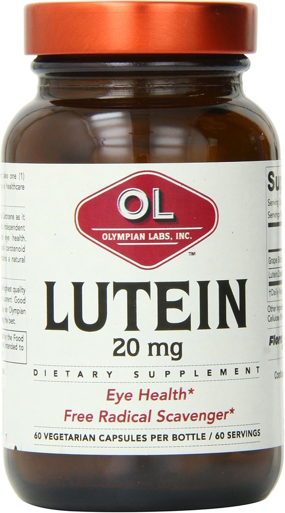 Laboratorium Olympian Lutein Natural Carotenoid Capsules, 60 Count