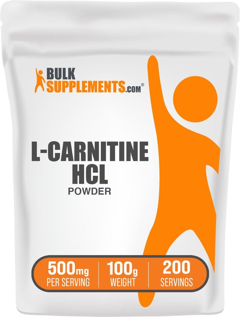 BulkSuplements.com L- Carnitine HCI Powder - Carnitine Suplemen, Powder Carnitine, L- Carnitine 500mg