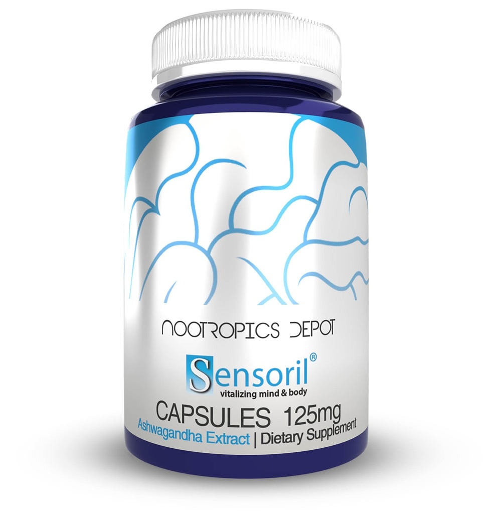 Nootropics Depot Sensoril Ashwagandha Capsules 124; 125mg 124; 180 Ct.