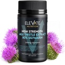 LIVATE NUTRISI Milk Thistle - 288 mg, 80% Silymarin Extract - 120 Vegan Capsules - Suplemen Kesehatan Dietary - Membantu Menjaga Fungsi Liver & Konservasi Digepsi