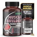 Suplemen Pembangun Otot Ultra dengan L- Arginine & Tribulus - Dukungan Pelatihan Olahraga - 150 Capsules (Supply 150- Hari)