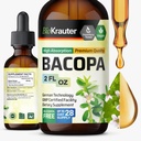 BIO KRAUTER Bacopa Monnieri Drops - Brain Suplemen Brahmi - Liquid Bacopa Suplemen - Alkohol & Gula Free - Vegan 2 Fl.Oz. aku tidak tahu.